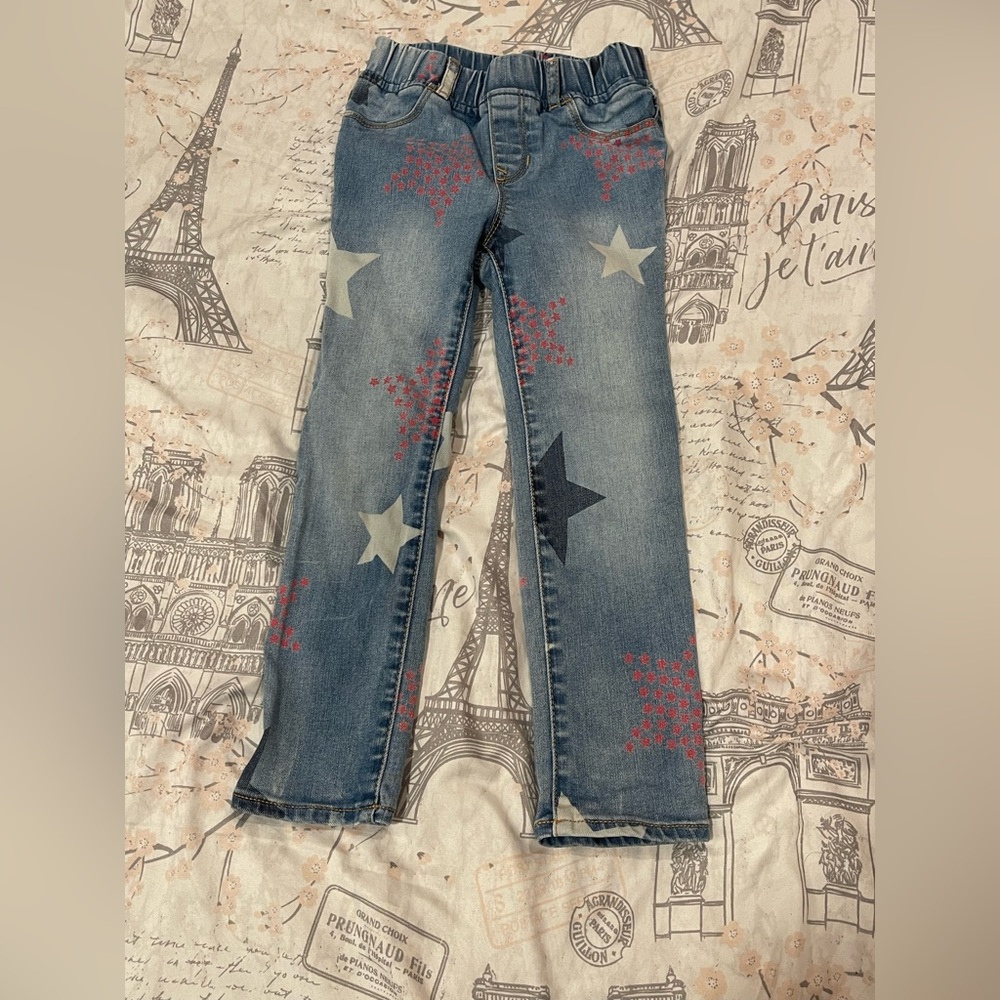GAP Denim Jeggings with Stars size 5 years